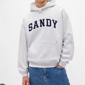 Sandy Liang x Gap Adult extra Heavyweight logo oversized hoodie size XS